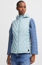 Dusty Blue Amalla Quilted Gillet