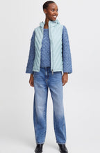 Dusty Blue Amalla Quilted Gillet
