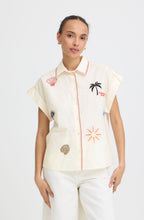 Embroidered Birch Loose Fit Shirt