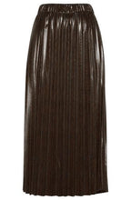 Emila Brown Snake Print Skirt