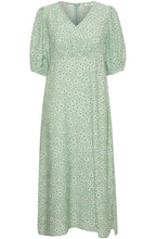 Fair Green Flower Ibano Dress