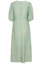 Fair Green Flower Ibano Dress