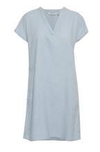 Falakka Kentucky Blue Linen Mix Tunic Dress