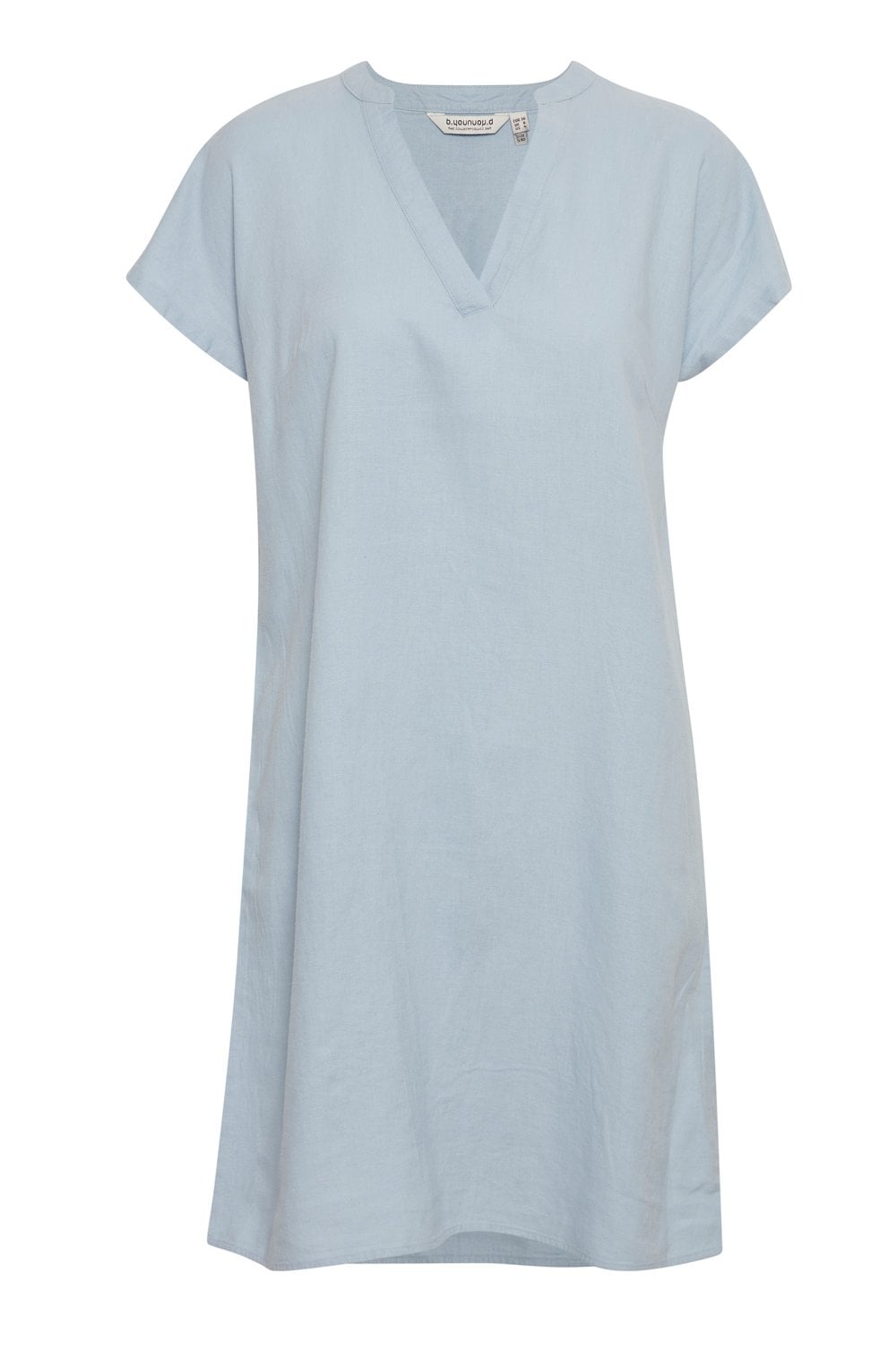 Falakka Kentucky Blue Linen Mix Tunic Dress