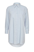 Falakka Kentucky Blue Oversized Linen Mix Shirt