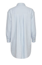 Falakka Kentucky Blue Oversized Linen Mix Shirt