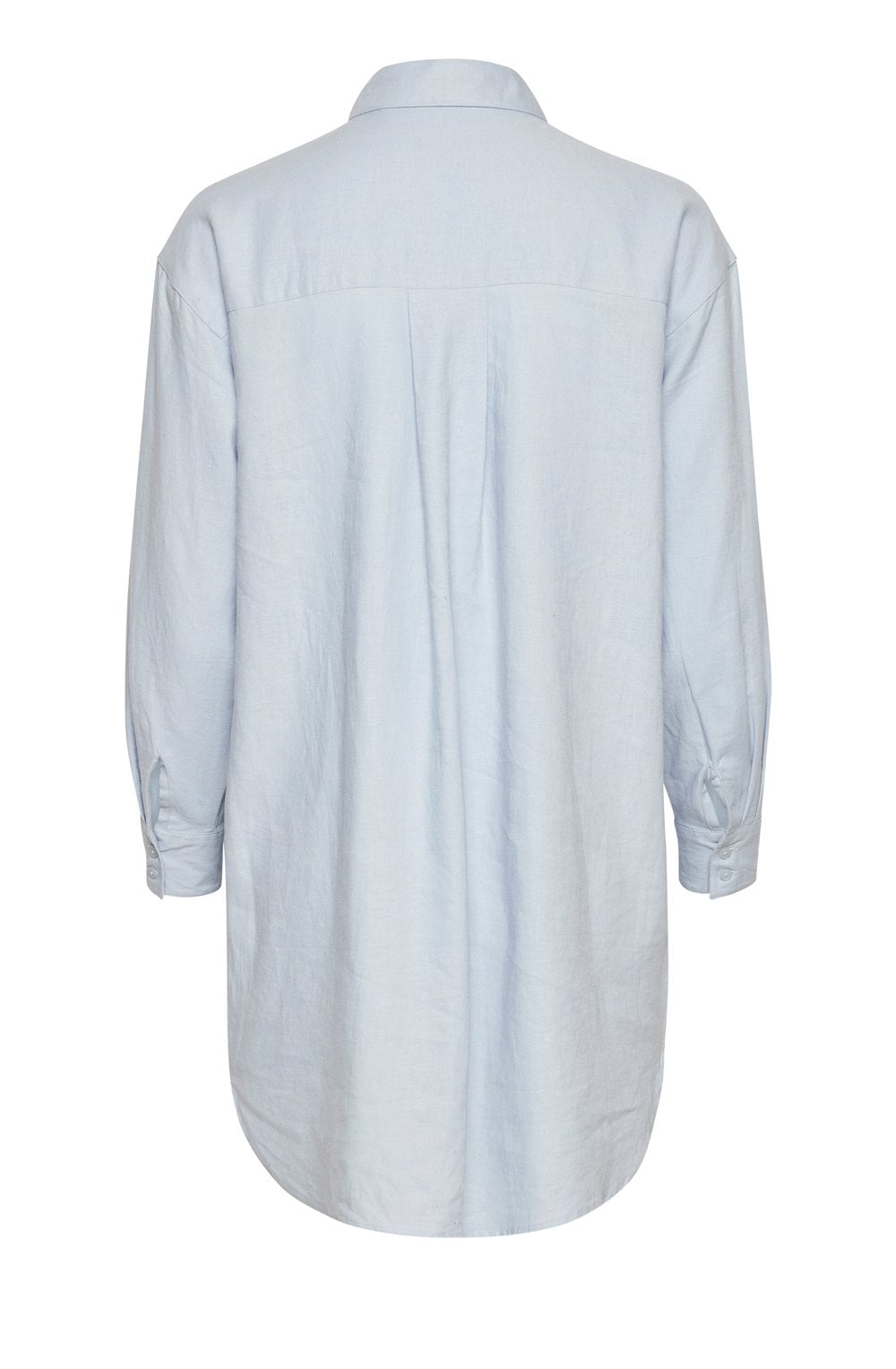 Falakka Kentucky Blue Oversized Linen Mix Shirt