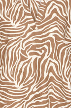Falakka Woodsmoke Animal Print Linen Mix Tunic Dress