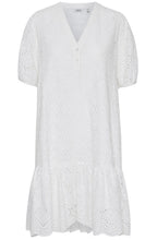 Falie Optical White Broderie Anglaise Dress