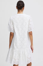 Falie Optical White Broderie Anglaise Dress