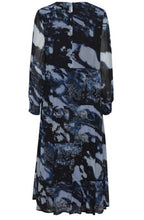 Fenella Blue Patterned Maxi Dress