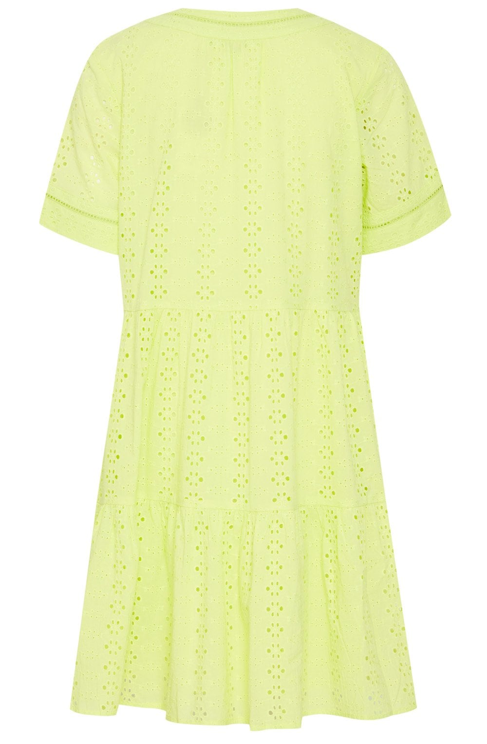Fenni Sunny Lime Broderie Anglaise Dress