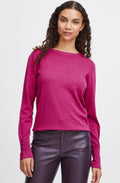 Festival Fuchsia Pimba Button Detail Jumper