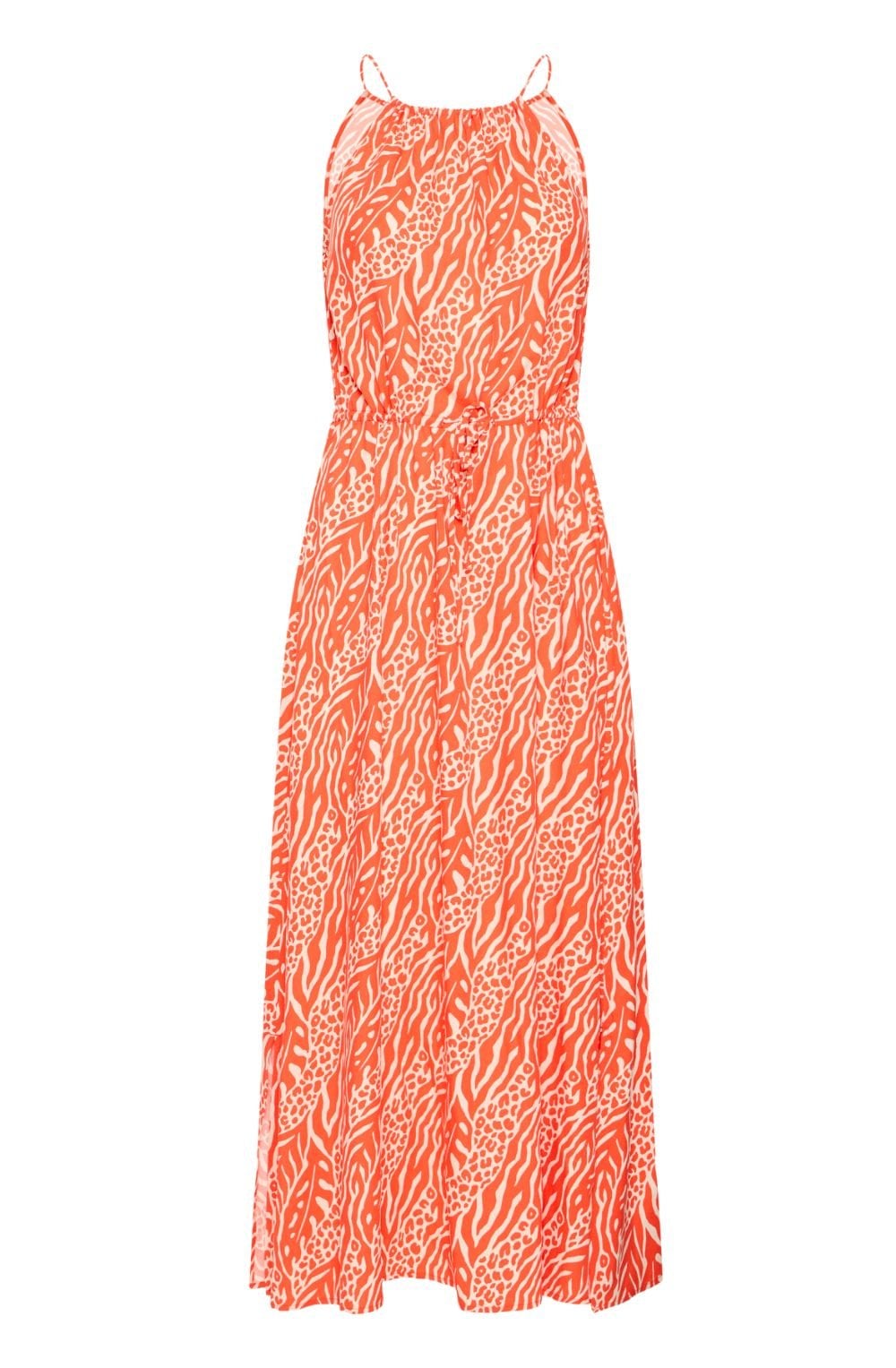 Fiesta Nature Vibes Racer Neck Maxi Dress