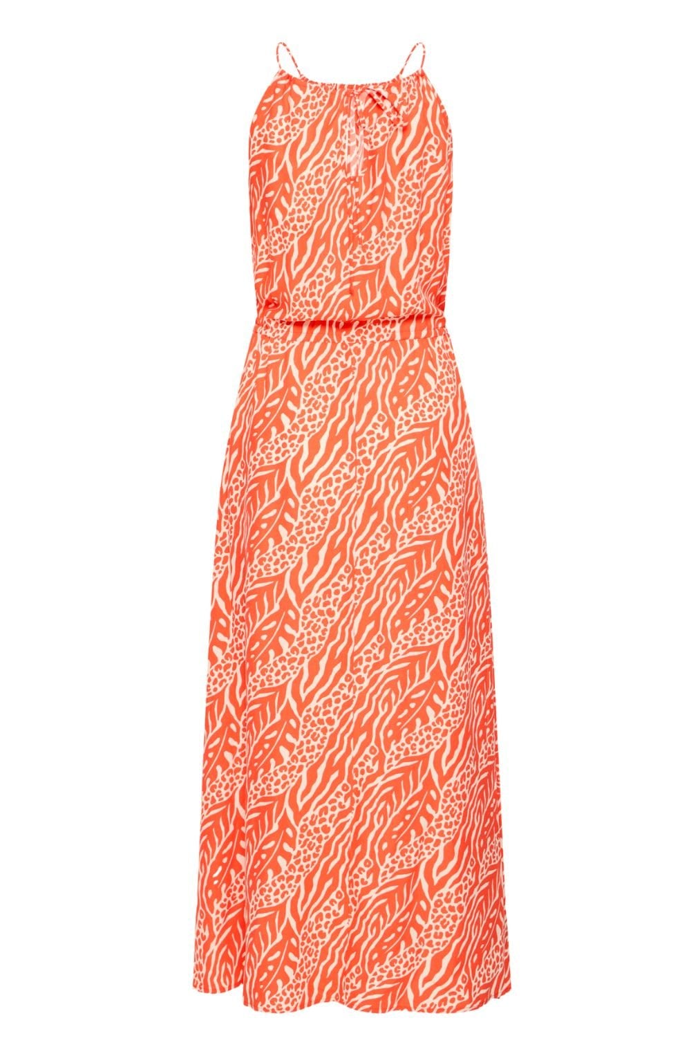 Fiesta Nature Vibes Racer Neck Maxi Dress