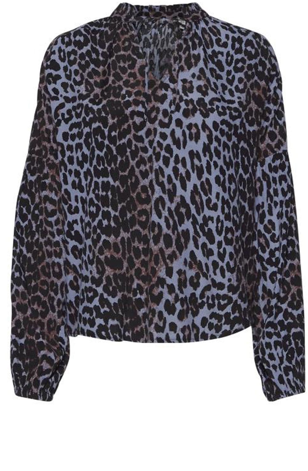 Flaminia Leopard Print Blouse