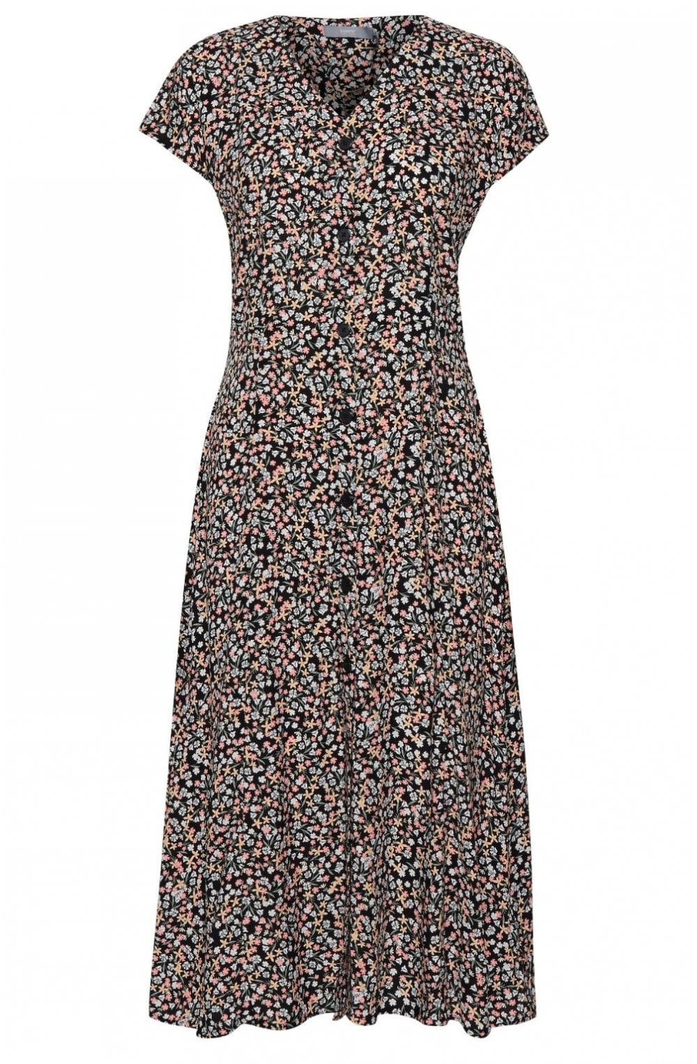 Floral Print Shirt Dress