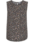 Floral Print Sleeveless Top