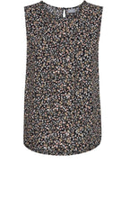 Floral Print Sleeveless Top