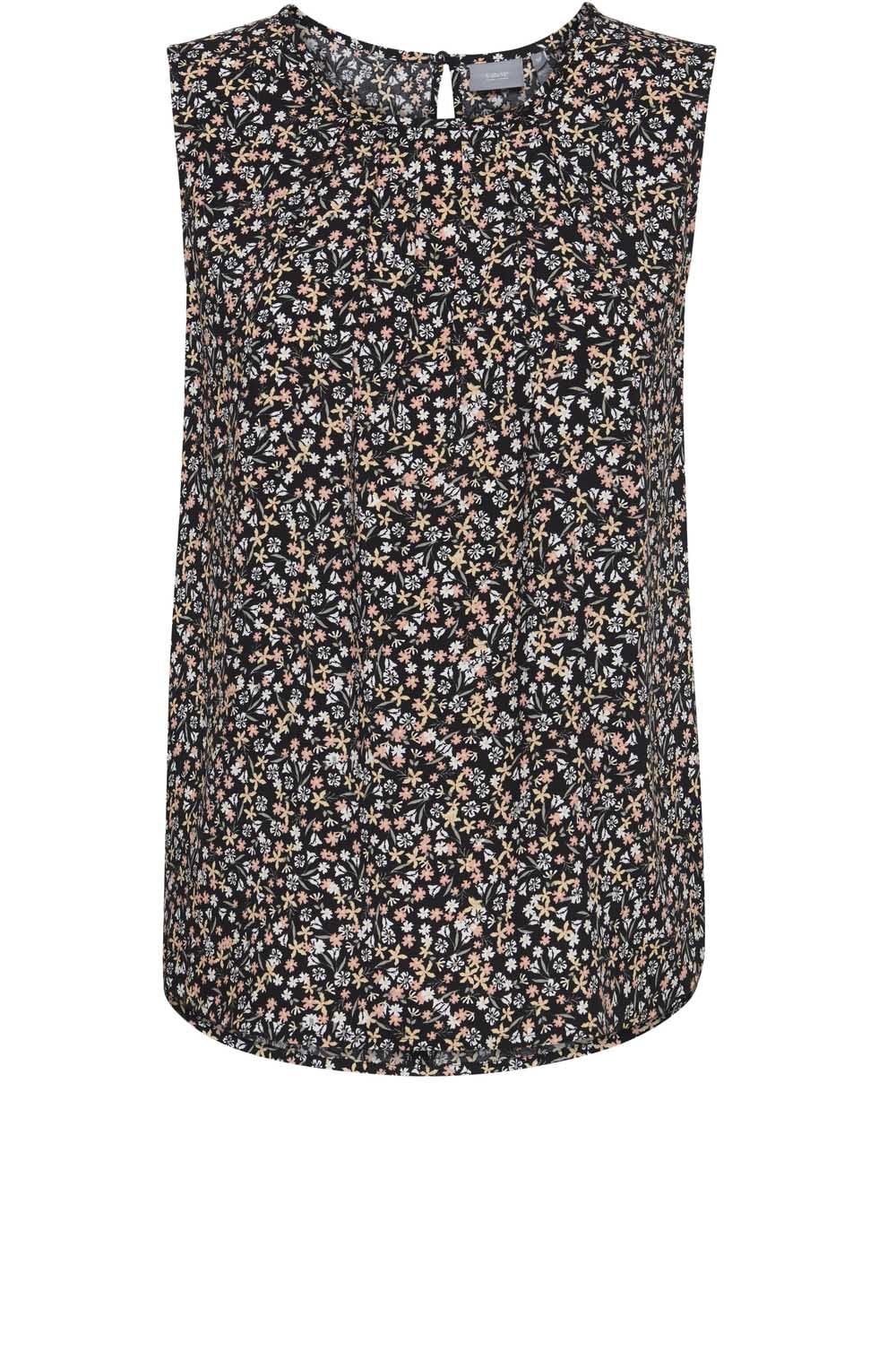 Floral Print Sleeveless Top