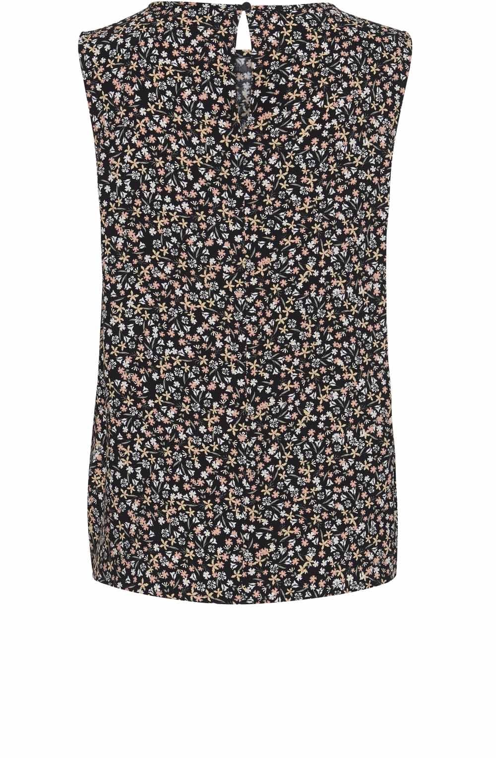 Floral Print Sleeveless Top