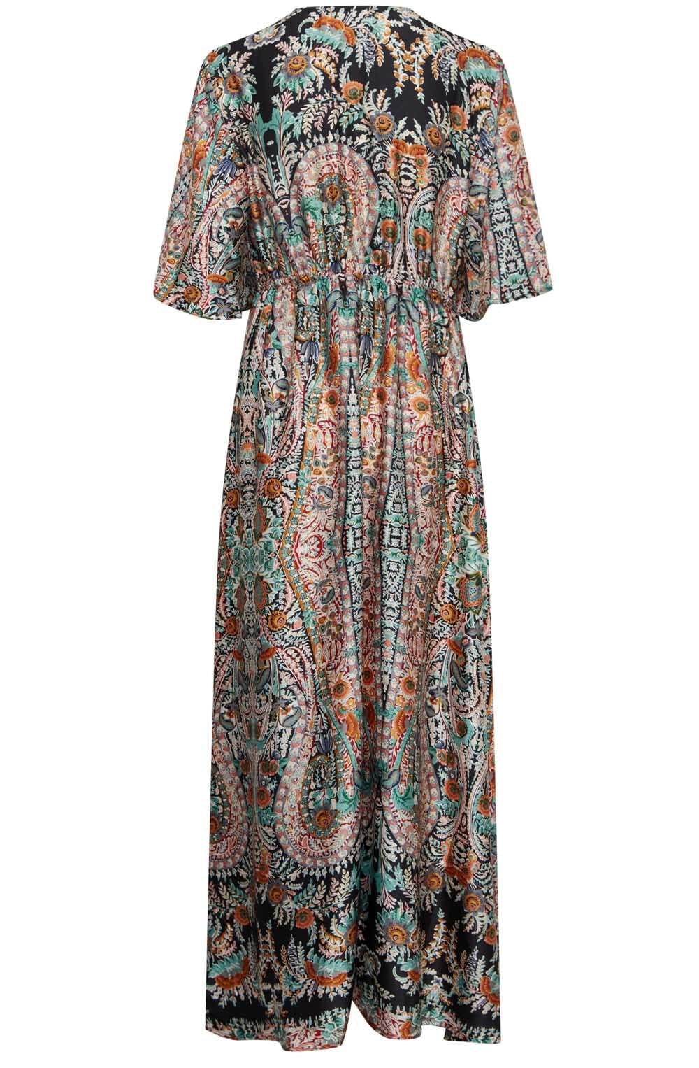 Floral Silky Maxi Dress