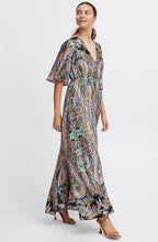 Floral Silky Maxi Dress