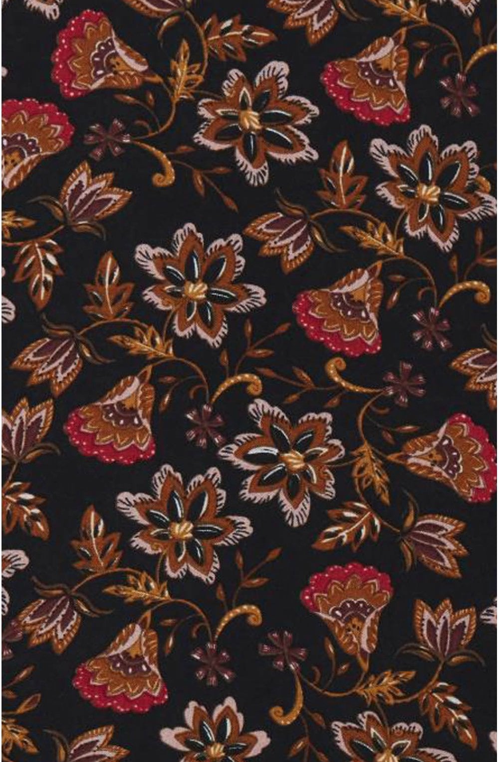 Frill Neck Floral Print Blouse