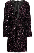 Fudge Sequin Bow Dress