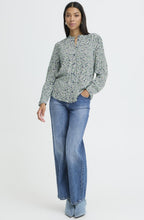 Gabria Blurred Leprechaun Flower Blouse