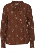 Gamzi Brunette Embroidered Blouse
