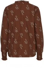 Gamzi Brunette Embroidered Blouse