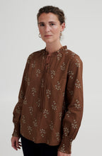 Gamzi Brunette Embroidered Blouse
