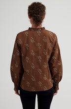 Gamzi Brunette Embroidered Blouse