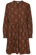 Gamzi Brunette Embroidered Dress