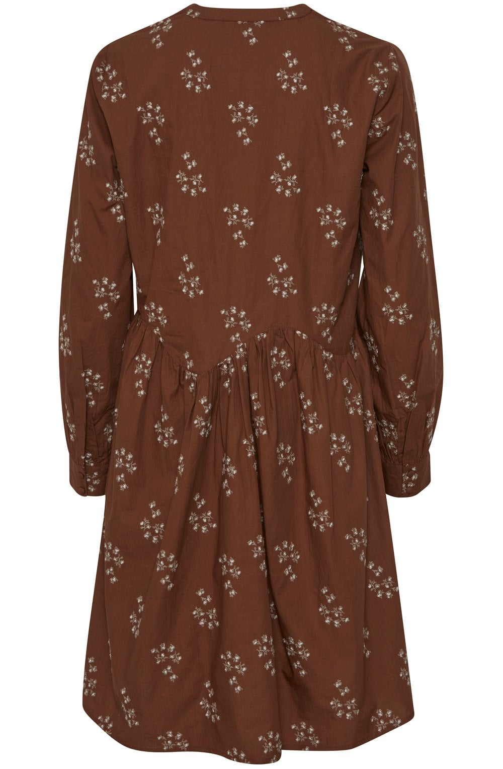 Gamzi Brunette Embroidered Dress