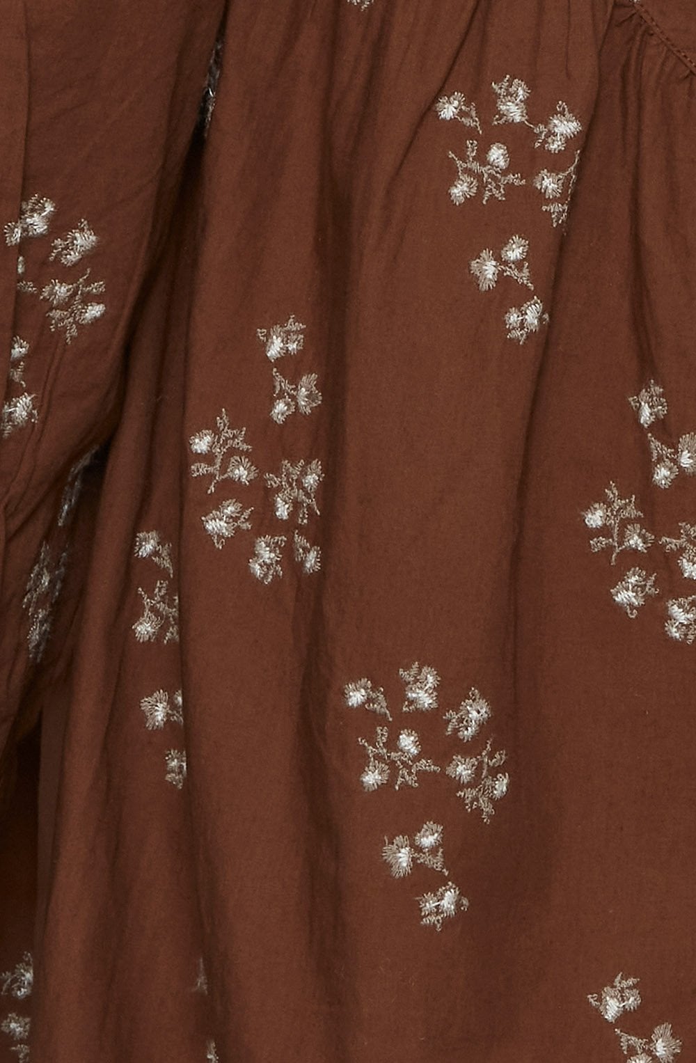 Gamzi Brunette Embroidered Dress