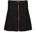 Gold Metallic Patterned Skirt