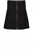 Gold Metallic Patterned Skirt