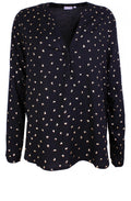 Gold Patterned Blouse