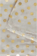 Gold Spot Print Scarf
