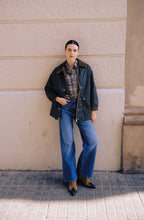 Grey, Brown and Blue Checked shirt