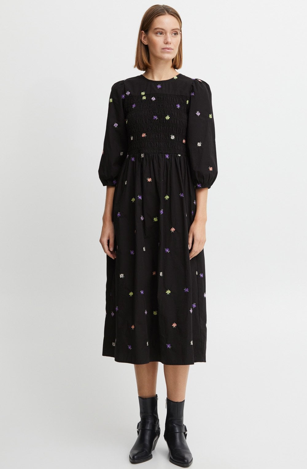 Hanla Floral Embroidered Dress