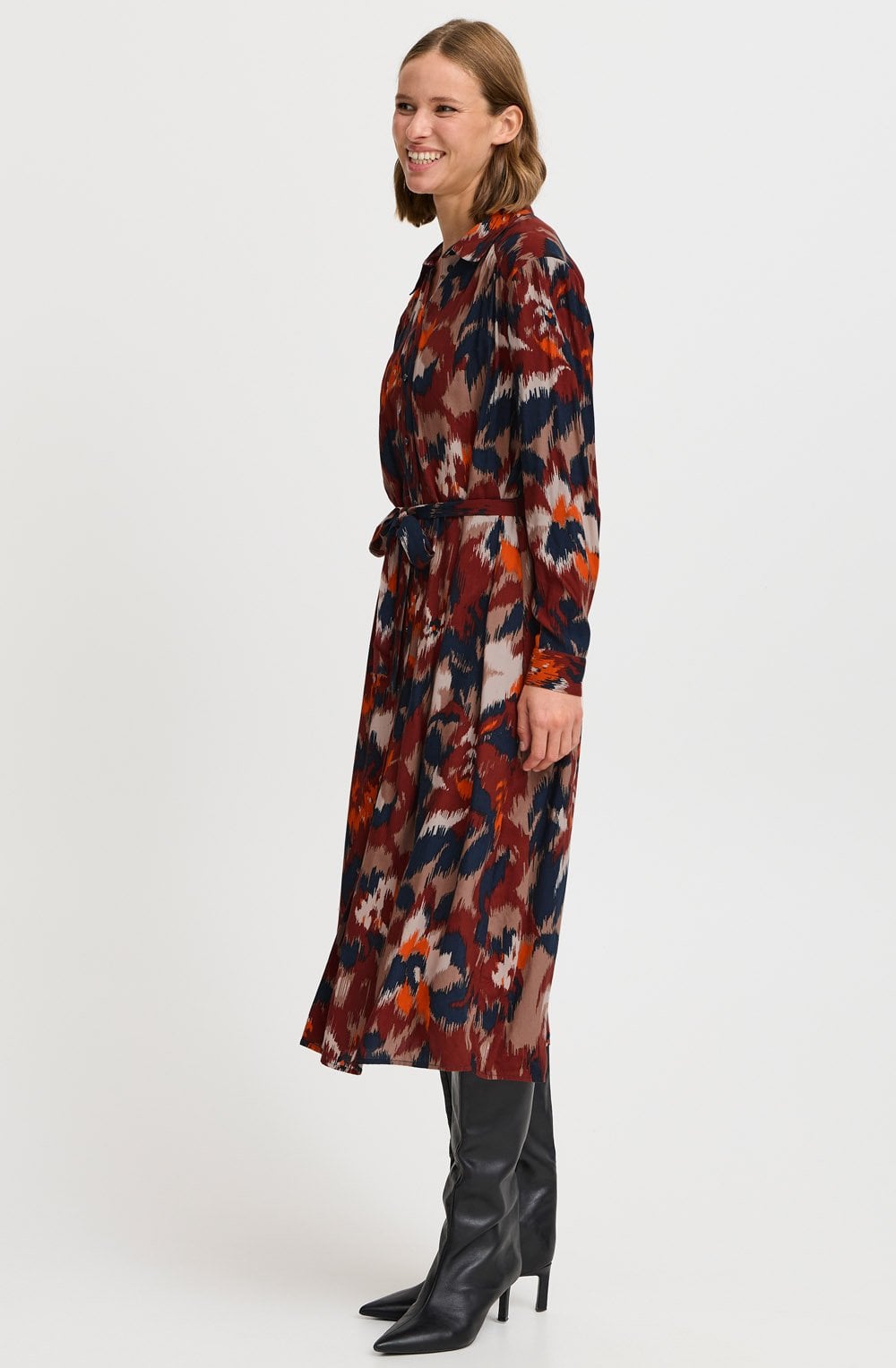 Harvest Pumpkin Shirt Dress