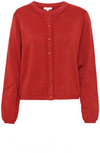 Haute Red Shimmer Mobbe Cardigan
