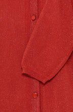 Haute Red Shimmer Mobbe Cardigan