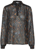 Helmi Sheer Patterned Blouse