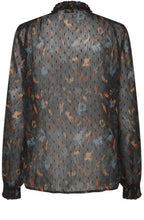 Helmi Sheer Patterned Blouse