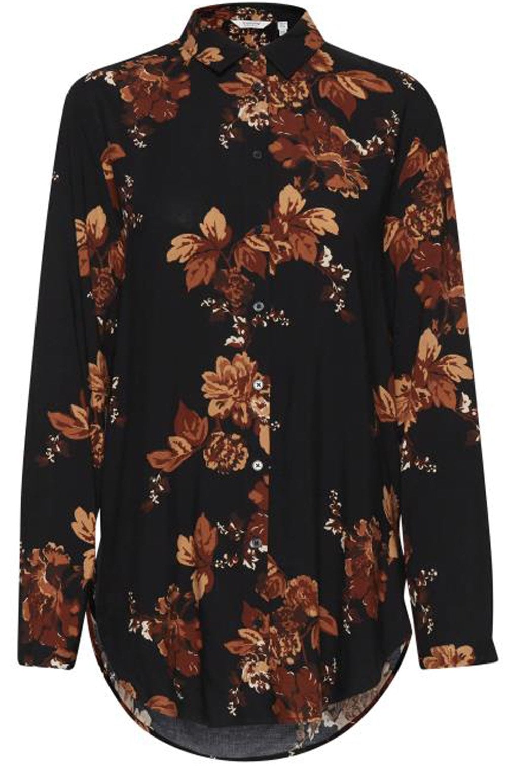 Henna Tan Floral Shirt