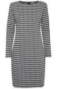 Hounds Tooth Fitted Dress